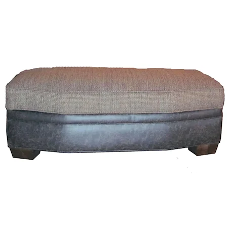 Casual Jumbo Storage Ottoman